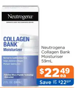 Good Price Pharmacy Neutrogena Collagen Bank Moisturizer offer