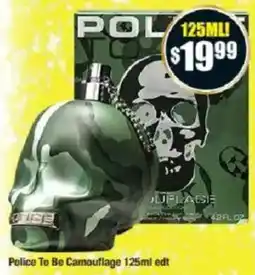 Chemist Warehouse Police To Be Camouflage 125ml edt offer