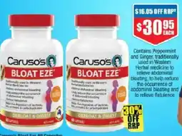Chemist Warehouse Caruso's Bloat Eze offer