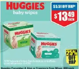 Chemist Warehouse Huggies baby wipes offer