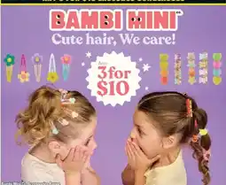 Chemist Warehouse Bambi Mini Co Cute hair offer