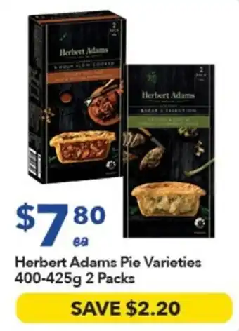 Herbert Adams Pie Varieties