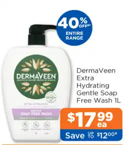 Good Price Pharmacy DermaVeem Extra Hydrating Gentle Soap Free Wash offer
