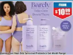 Chemist Warehouse Barely Love Your Bits Sensitive Prebiotics Gel Wash offer