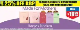Chemist Warehouse Franjo's Kitchen Motherhood Hydration Powders or Lactation Cookies Assorted Variants offer