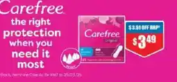 Chemist Warehouse Carefree Original offer