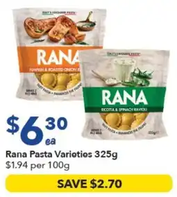 Ritchies Rana Pasta Varieties offer
