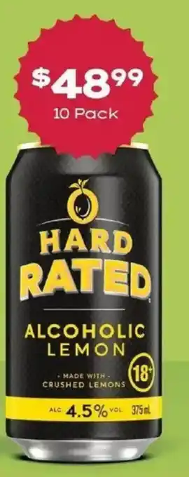Hard Rated Alcoholic Lemon