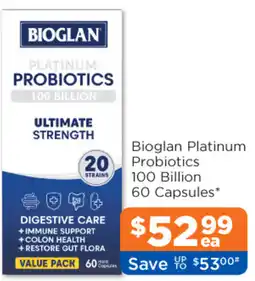 Good Price Pharmacy Bioglan Platinum Probiotics offer