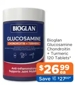 Good Price Pharmacy Bioglan Glucosamine Chondroitin + Turmeric offer