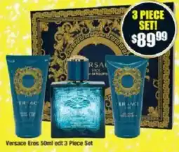 Chemist Warehouse Versace Eros 50ml edt 3 Piece Set offer