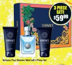 Chemist Warehouse Versace Pour Homme 50ml edt 3 Piece Set offer
