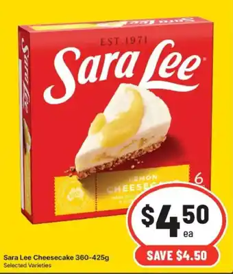 Sara Lee Cheesecake