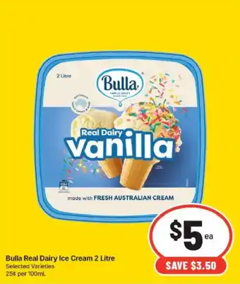 Bulla Real Dairy Ice Cream