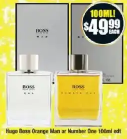 Chemist Warehouse Hugo Boss Orange Man or Number One offer