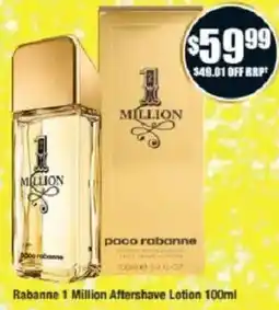 Chemist Warehouse Rabanne 1 Million Aftershave Lotion offer
