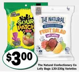 Friendly Grocer The Natural Confectionery Co Lolly Bags Varieties offer