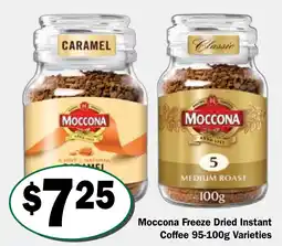 Friendly Grocer Moccona Freeze Dried Instant Coffee 95-100g Varieties offer