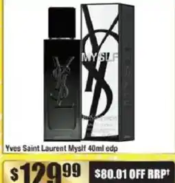 Chemist Warehouse Yves Saint Laurent Myslf edp offer