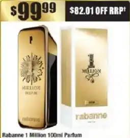Chemist Warehouse Rabanne 1 Million Parfum offer