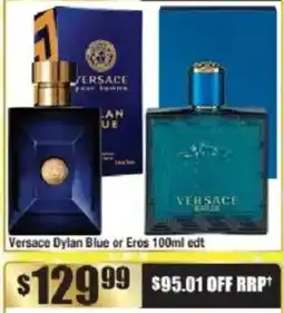 Chemist Warehouse Versace Dylan Blue or Eros offer