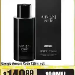 Chemist Warehouse Giorgio Armani Code offer