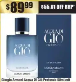 Chemist Warehouse Giorgio Armani Acqua Di Gio Profondo edt offer