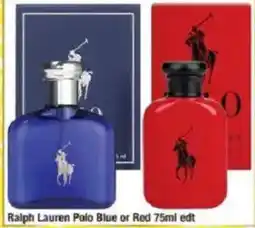 Chemist Warehouse Ralph Lauren Polo Blue or Red 75ml edt offer