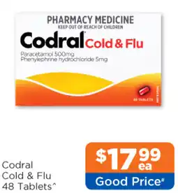 Good Price Pharmacy Codral Cold & Flu offer