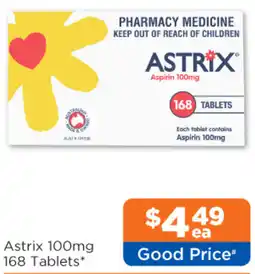 Good Price Pharmacy Astrix 100mg 168 Tablets offer