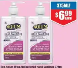 Chemist Warehouse Aqium Ultra Antibacterial Hand Sanitiser offer