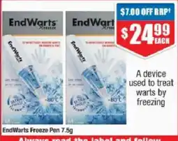 Chemist Warehouse EndWarts Freeze Pen offer
