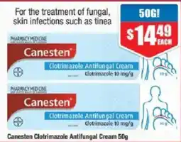 Chemist Warehouse Canesten Clotrimazole Antifungal Cream offer