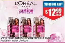 Chemist Warehouse L'oreal Paris Casting Creme Gloss Hair Colour Range offer