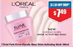 Chemist Warehouse L'Oréal Paris Elvive Glycolic Gloss Shine Activating Mask offer