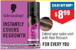 Chemist Warehouse Schwarzkopf Root Retoucher Spray offer