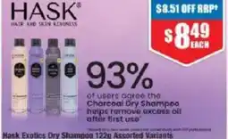 Chemist Warehouse Hask Exotics Dry Shampoo 122g Assorted Variants offer