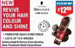 Chemist Warehouse Schwarzkopf Brilliance Hair Gloss offer