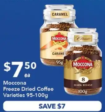 Moccona Freeze Dried Coffee Varieties