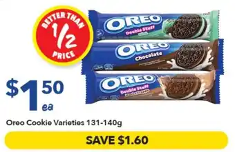 Ritchies Oreo Cookie Varieties offer