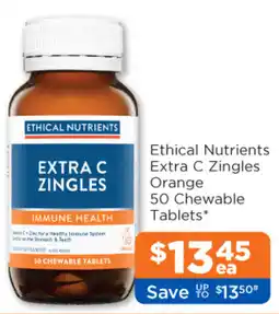 Good Price Pharmacy Ethical Nutrients Extra C Zingles offer