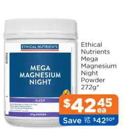 Good Price Pharmacy Ethical Nutrients Mega Magnesium Night Powder offer