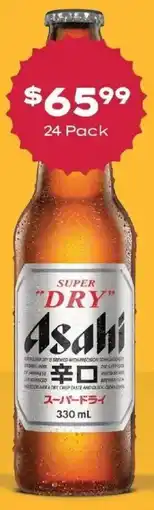 IGA Liquor Asahi Super Dry offer