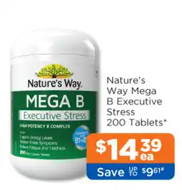 Good Price Pharmacy Nature's Way Mega B Executive Stress offer