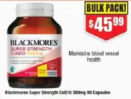 Chemist Warehouse Blackmores Super Strength CoQ10 300mg offer