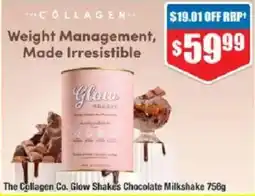Chemist Warehouse The Collagen Co. Glow Shakes Chocolate Milkshake offer