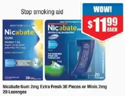 Chemist Warehouse Nicabate Gum offer
