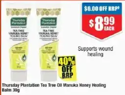 Chemist Warehouse Thursday Plantation Tea Tree Oil Manuka Honey Healing Balm offer