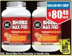 Chemist Warehouse INC. Shred Max Pro offer