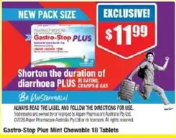Chemist Warehouse Gastro-Stop Plus Mint Chewable offer